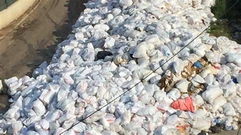 Lebanon ‘river Of Trash Chokes Beirut Suburb As Citys Garbage Crisis