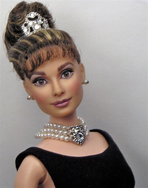 Audrey Hepburn Ooak Breakfast At Tiffanys Barbie Doll Barbie Doll