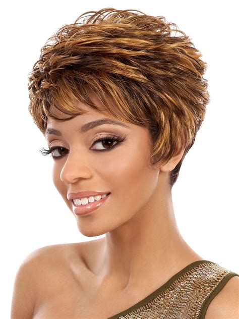 Motown Tress Shila Synthetic Wig R280 1b Blend Of Off Black With 5