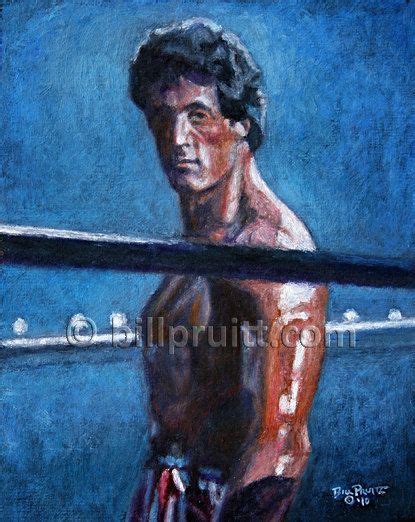 Sylvester Stallone Rocky Balboa Rocky 3 Art Print By Billpruittart 15