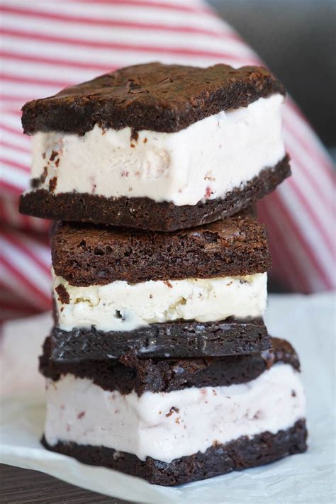 easy brownie ice cream sandwiches a food lover s kitchen