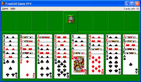Card may be placed onto one of free cells to the left of the house; How To Play Freecell Online