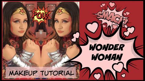 Classic Wonder Woman Makeup Tutorial Youtube