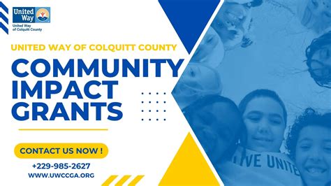 Community Impact Grants United Way Of Colquitt County