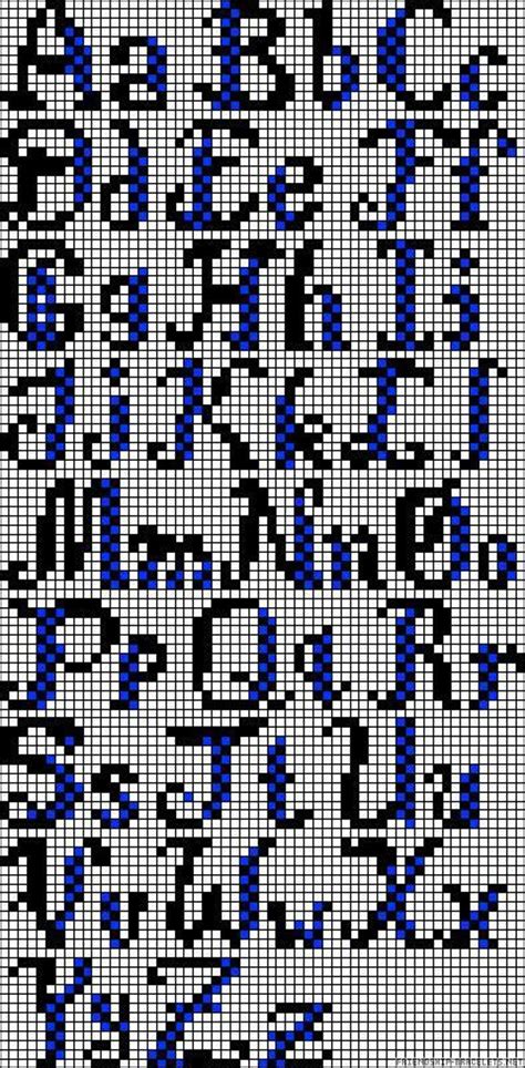 25 Best Perler Beads Alphabet Images On Pinterest Cross Stitch