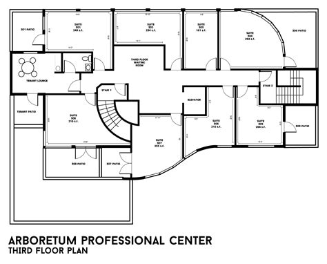 Building Floor Plans Arboretum Professional Center