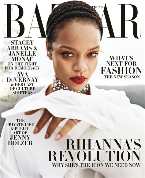 rihanna covers all harper s bazaar september issues globally fashionista