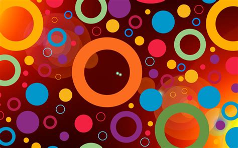 Papéis De Parede Círculos Coloridos Anéis Abstração 2560x1600 Hd Imagem