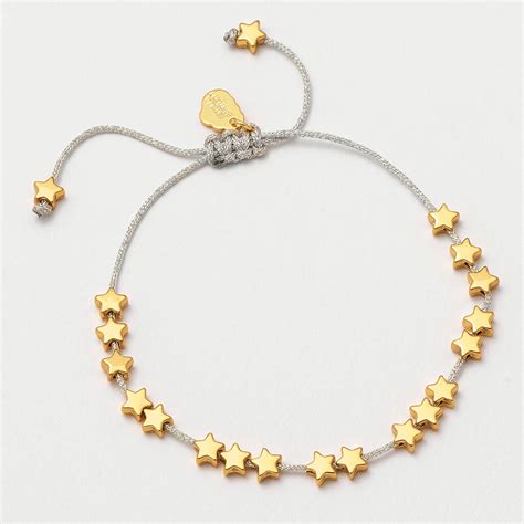 Stars So Bright Friendship Bracelet In Ct Gold Plate By Estella