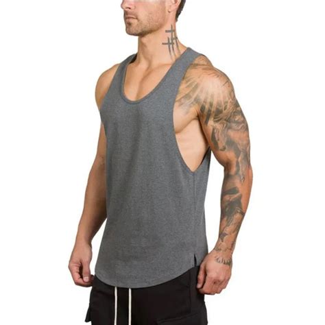 Golds Gyms Clothing Brand Singlet Canotte Bodybuilding Stringer Tank