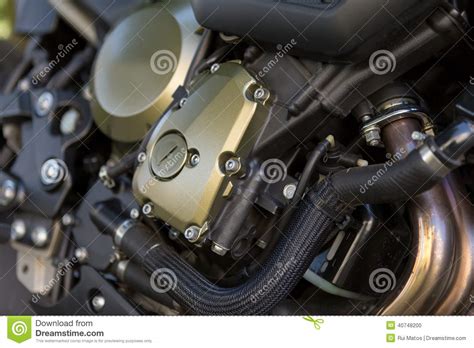 Motorcycle Engine Stock Photo Image Of Rolmat Side