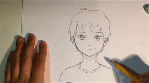 How To Draw Anime Male Face Slow Narrated Tutorial Easy Anime Boy