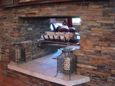 Custom Stone Fireplace Tile Contractor Creative Tile Works