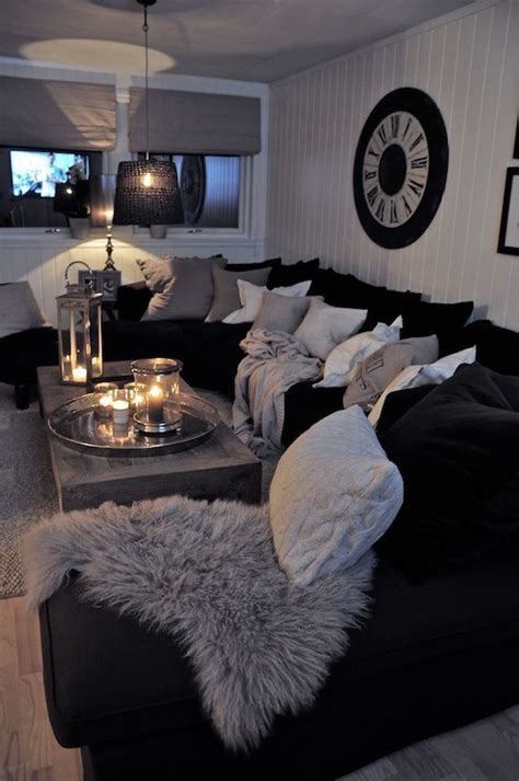 Ideas At The House Black And White Living Room Interior Design Ideas