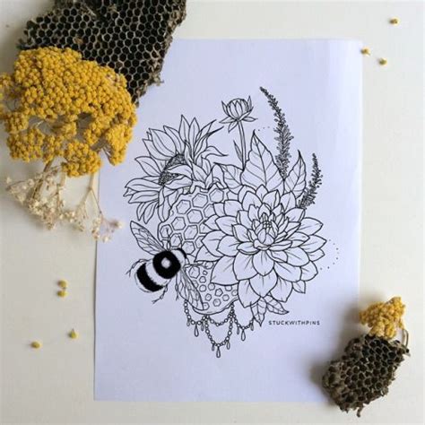 Made with a perfect hexagonal walls, the honeycomb tattoo design is a symbol of structured cooperation. Pale September | Honeycomb tattoo, Bee tattoo, Tattoos
