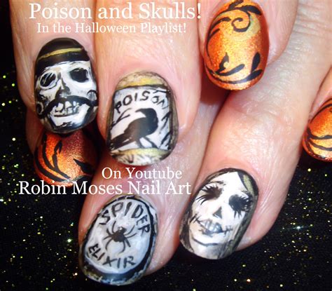 Robin Moses Nail Art Halloween Nails Halloween Nail Art Blood