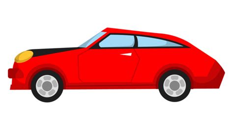 Cute Red Car Illustration Png Transparent Images Free Download Vector