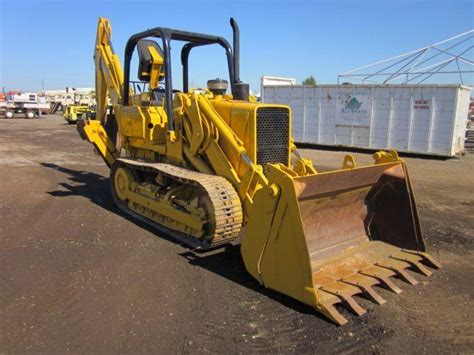 1977 John Deere 555 Crawler Loader Backhoe