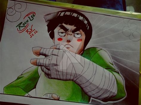 How To Draw Rock Lee At How To Draw