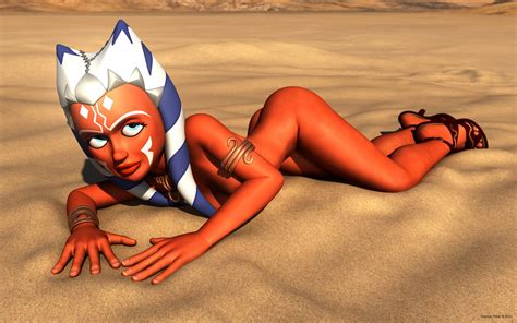 Rule 34 1girls 2012 3d Ahsoka Tano Alien Alien Girl Areola Armlet