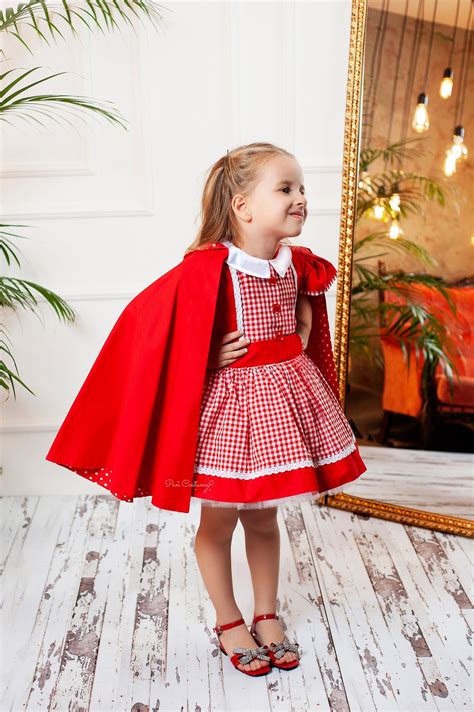 Red Riding Hood Costume Little Red Riding Hood Outfit And Cape For Toddler