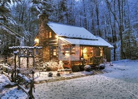 Log Cabin In Nc Mountains In Snow Boone Area Rustic