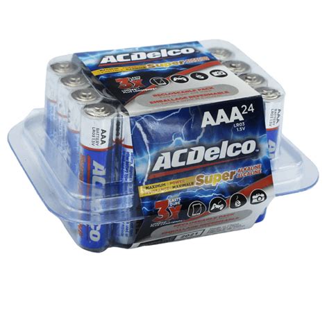 Acdelco Super Alkaline Aaa Batteries 24 Count