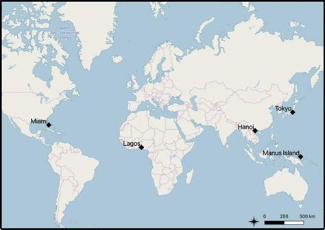 Lagos Location On World Map