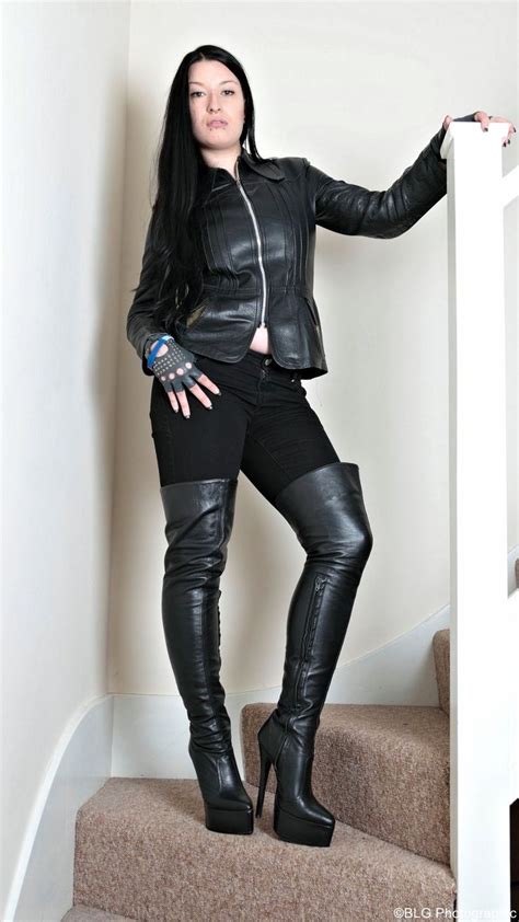 pin by british leather girls on stacey thigh high boots and leather leather women fashion