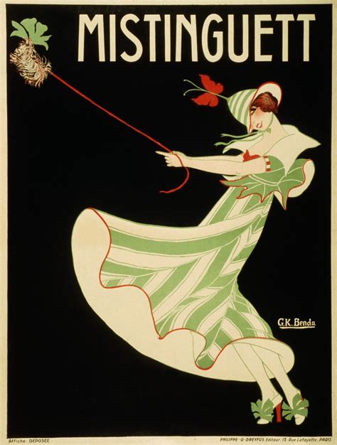 Mistinguett Vintage French Poster Wall Art Beautiful Giclee
