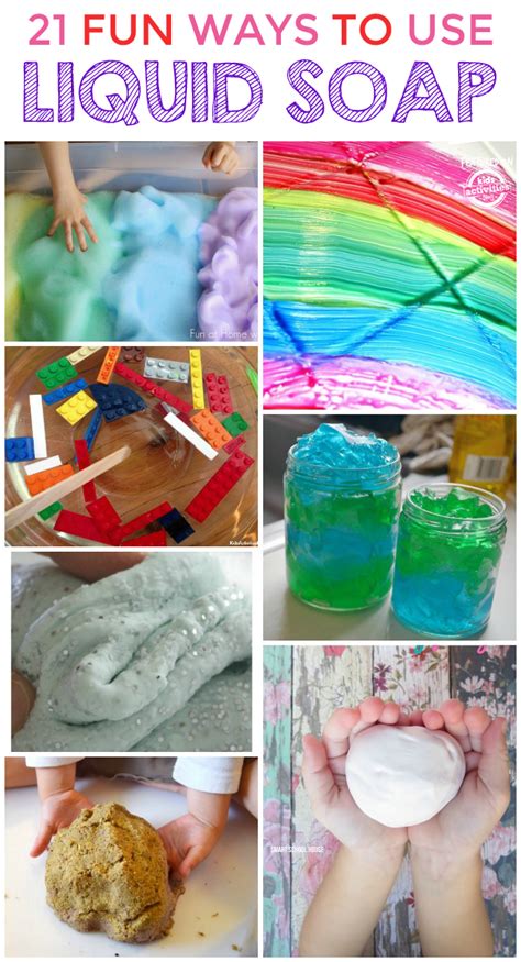 21 Super Cool Things Kids Can Make With Liquid Soap Kids Activities Blog