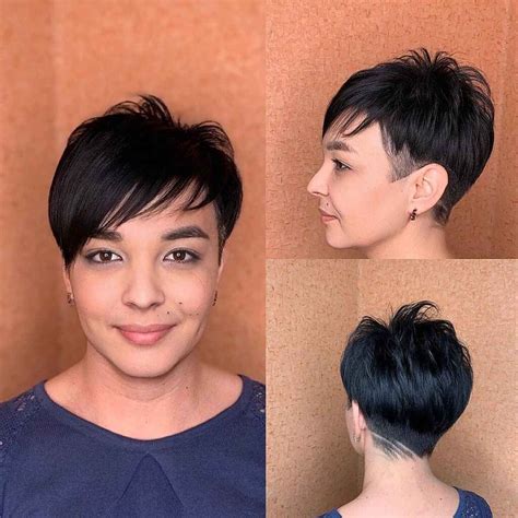 26 best short hair with side bangs women are getting right now e