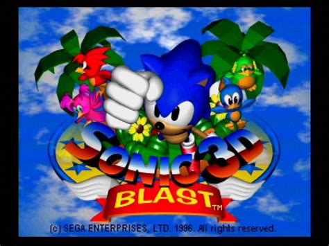 Screenshot Of Sonic 3d Blast Sega Saturn 1996 Mobygames