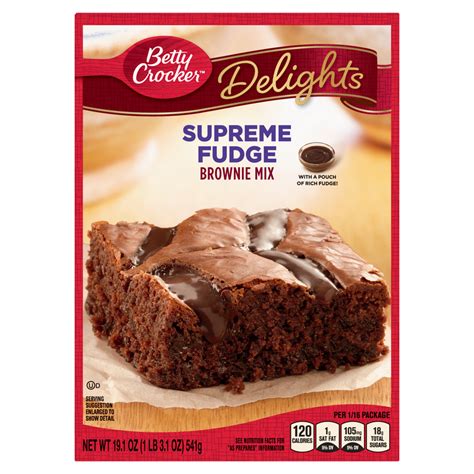 Betty Crocker Delights Supreme Fudge Brownie Mix
