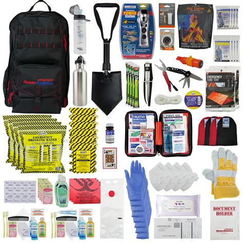 4 Person Elite Emergency Kit 3 Day Backpack Ready America The