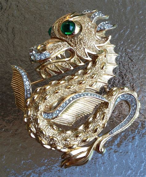 Love This Ming Dragon Brooch By Vintage Trifari Trifari Brooch