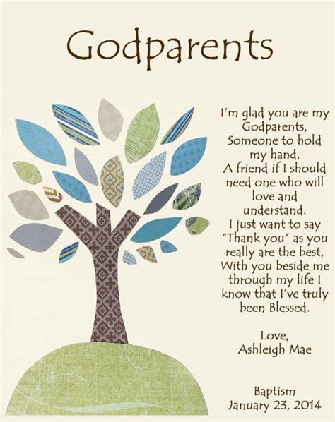 And the parents also have to be delighted by it, or else it'll end up in a box in the back of the closet. Godparents gift - Personalized gift for Godmother and ...