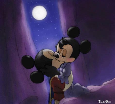 Mickey Mouse And Minnie Mouse Kissing On The Lips Go Images Web
