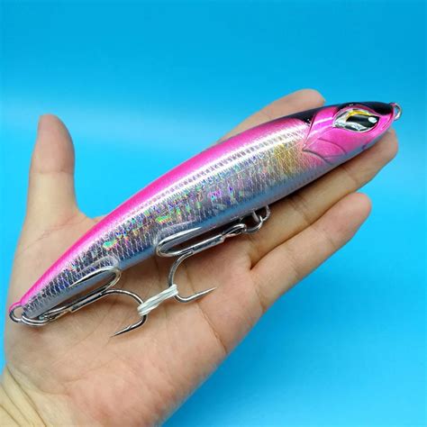 Noeby New Bait 1pcs Sinking Pencil Fishing Lure 63g150mm 5colors