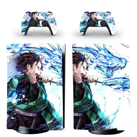 Demon Slayer Ps5 Digital Edition Skin Sticker Decal Cover For
