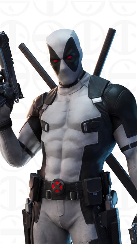 1440x2560 Deadpool White Suit X Force Fortnite Samsung Galaxy S6s7