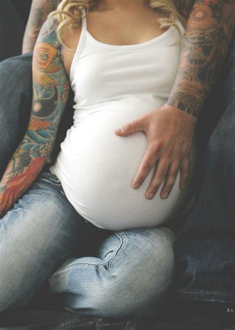 Pregnant Couple Tattoos