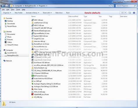 File And Folder Arrangement Change In Windows Explorer