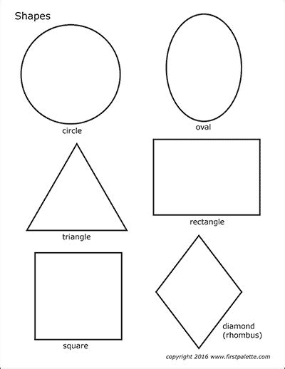 Printable Shapes Free Printable Templates And Coloring Pages