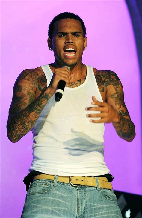 Nice Chris Brown Full Sleeve Tattoos