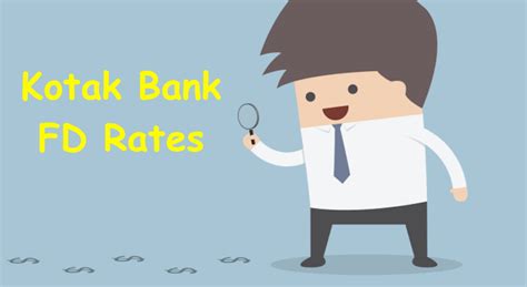 Bank calculates the interest in an bank fd account based on the deposited amount, rate of interest and the tenure of investment. Kotak Bank FD Rates, Kotak Bank Fixed Deposit Rates up to ...