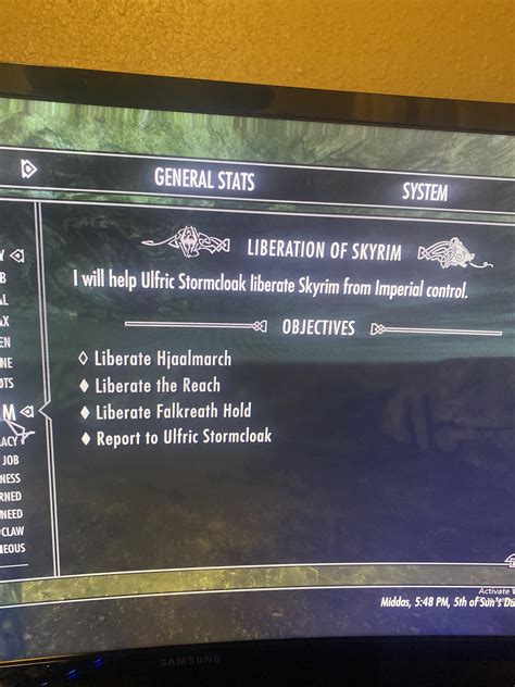 How to liberate hjaalmarch liberation of Skyrim ? : r/skyrim