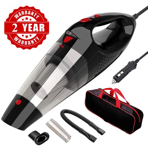 strong power car vacuum cleaner dc 12 volt wet dry auto vacuum cleaner with storage bag and led