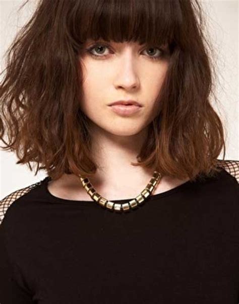 20 Short Wavy Hairstyles With Bangs Short Hairstyles