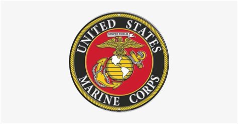 Usmc Military Logo Aluminum Sign Marines Service Free Transparent